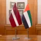 The Minister of State at the Ministry of Foreign Affairs of the United Arab Emirates with a delegation to pay a working visit to Latvia